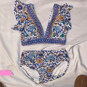 Floral Print Bikini Set